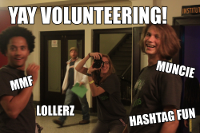 Yay! Volunteering!